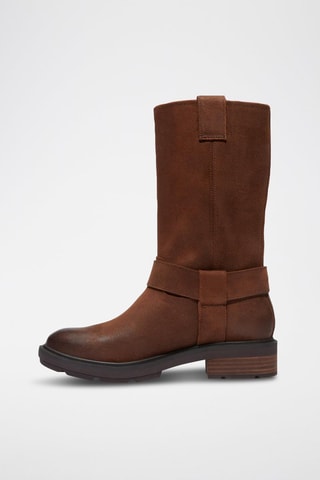 Bottes en nubuck - Marron