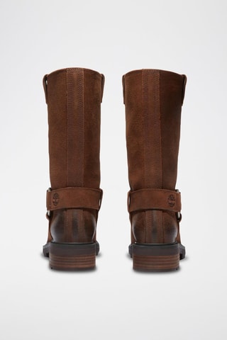 Bottes en nubuck - Marron