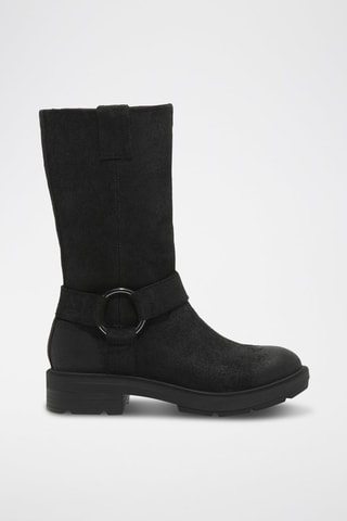 Bottes en nubuck - Noir