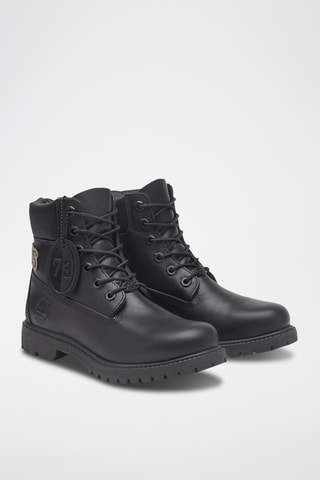 Bottines en cuir - Noir