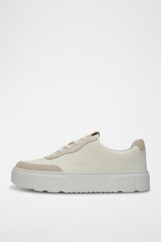 Baskets plateformes en cuir - Blanc