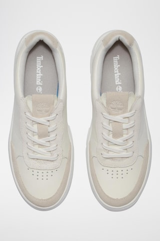 Baskets plateformes en cuir - Blanc