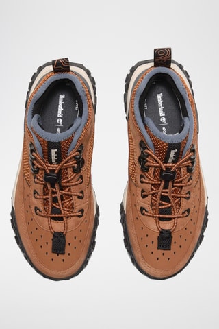 Baskets montantes en cuir - Marron