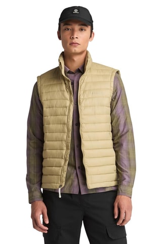 Doudoune sans manches - Beige