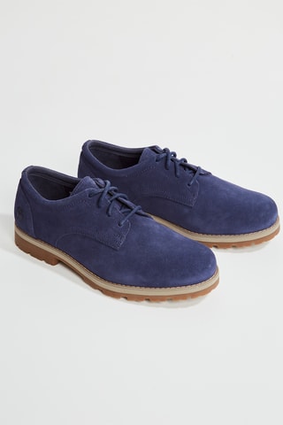 Derbys en cuir - Bleu