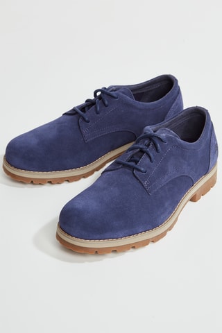 Derbys en cuir - Bleu