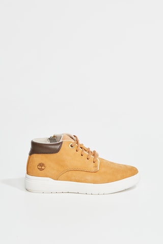 Derbys montantes en cuir - Marron clair