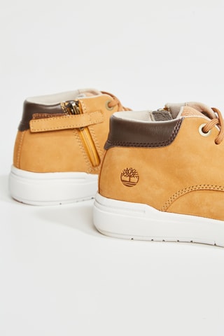 Derbys montantes en cuir - Marron clair