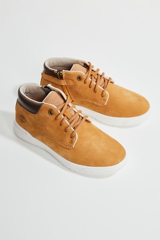 Derbys montantes en cuir - Marron clair