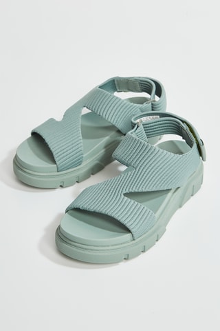 Sandales plateformes - Vert