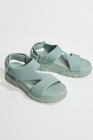 Sandales plateformes - Vert