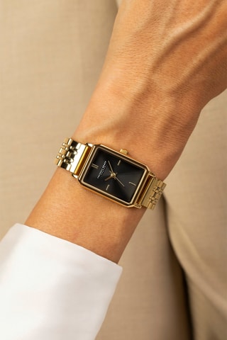 Reloj de cuarzo de acero - Dorado y negro - Frederic Graff