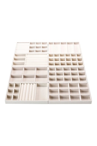 Joyero de terciopelo - Crema - Somm