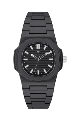 Reloj de cuarzo de policarbonato - Negro