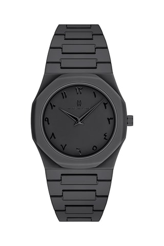 Reloj de cuarzo de policarbonato - Negro
