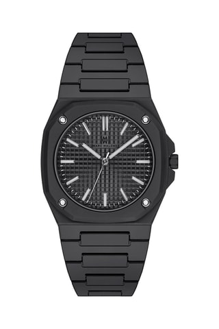 Reloj de cuarzo de policarbonato - Negro