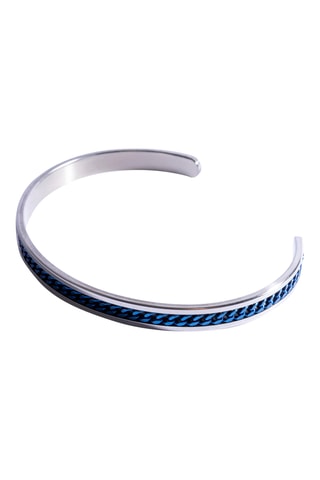 Pulsera - Plateado y azul