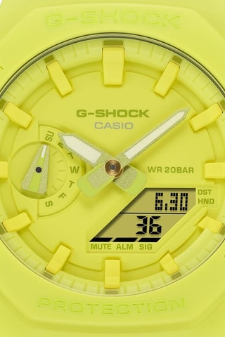 Relógio G-Shock de quartzo em resina - Cronómetro - Amarelo