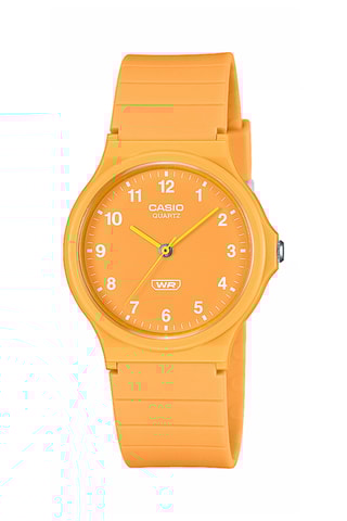 Relógio de quartzo em resina - Laranja