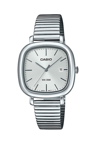 Relógio de quartzo em aço - Prateado