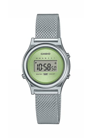 Relógio digital de quartzo - Cronómetro - Prateado