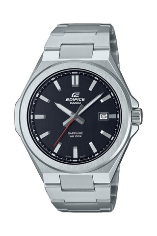 Relógio de quartzo em aço inoxidável Edifice - Prateado