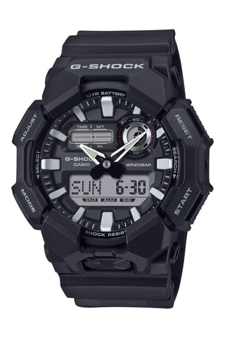 Relógio de quartzo em resina - Preto