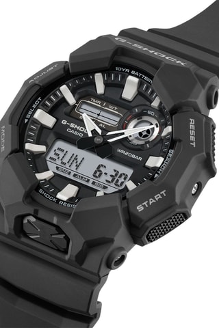 Relógio de quartzo em resina - Preto