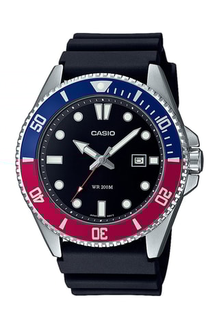 Relógio de quartzo em aço Preto e prateado