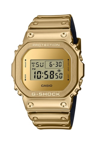 Relógio digital de quartzo em resina - Cronómetro - Dourado