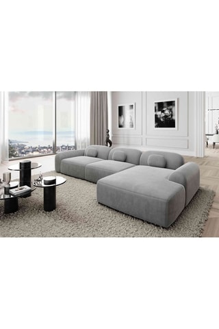 Canapé d'angle droit Laguna Gris clair