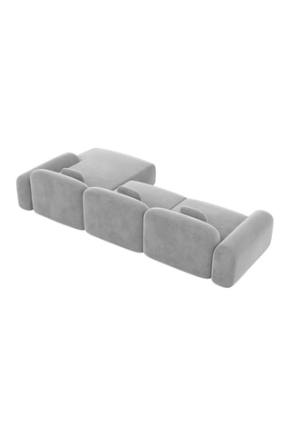 Canapé d'angle droit Laguna Gris clair