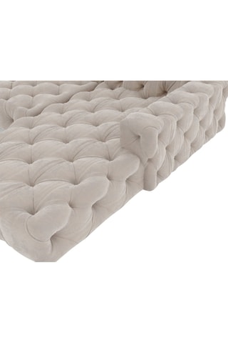 Canapé d'angle droit panoramique Venus Beige foncé