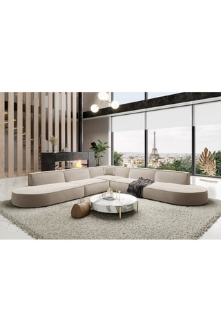 Canapé d'angle Victoria - Crème