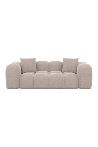 Canapé Nuvola - Beige - 2 places - Tissu structuré