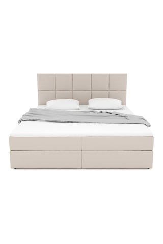 Lit-coffre avec sommier en pin massif Beatrix - 180 x 200 cm