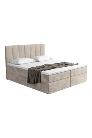 Lit-coffre avec sommier Avala - Beige