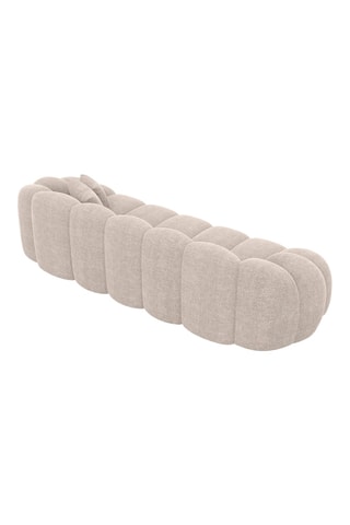 Canapé - Beige - 3 places - En tissu structuré