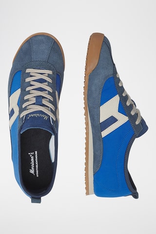 Baskets en nubuck Kanagawa - Bleu