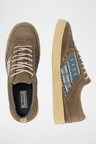 Baskets en nubuck Kansas - Taupe