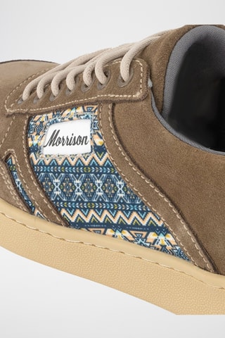 Baskets en nubuck Kansas - Taupe