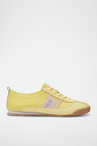 Baskets en cuir KI - Jaune