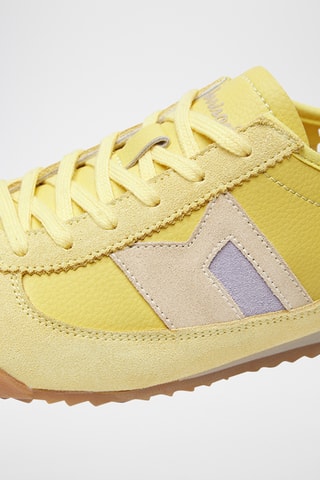 Baskets en cuir KI - Jaune