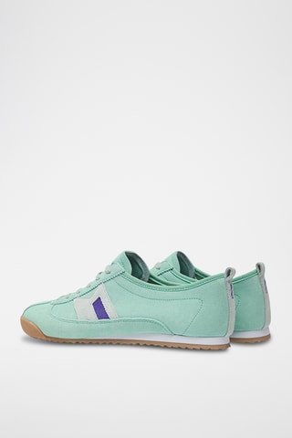 Baskets en nubuck Kurobe - Vert d'eau