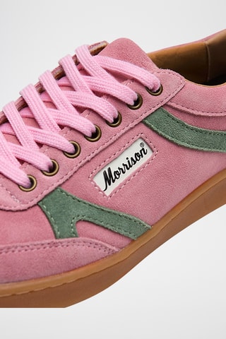 Baskets en nubuck Madison - Rose