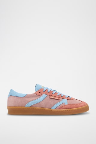 Baskets en nubuck Mango - Corail