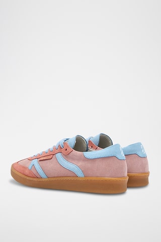 Baskets en nubuck Mango - Corail