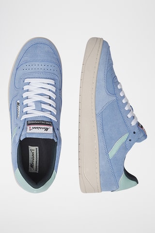 Baskets en cuir Marcy - Bleu clair