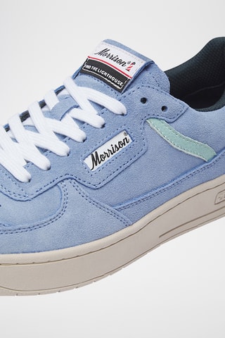 Baskets en cuir Marcy - Bleu clair