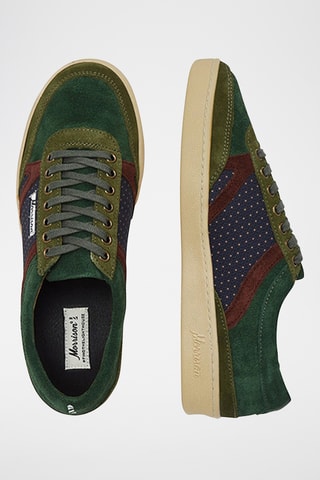 Baskets en nubuck Meteor - Bleu marine